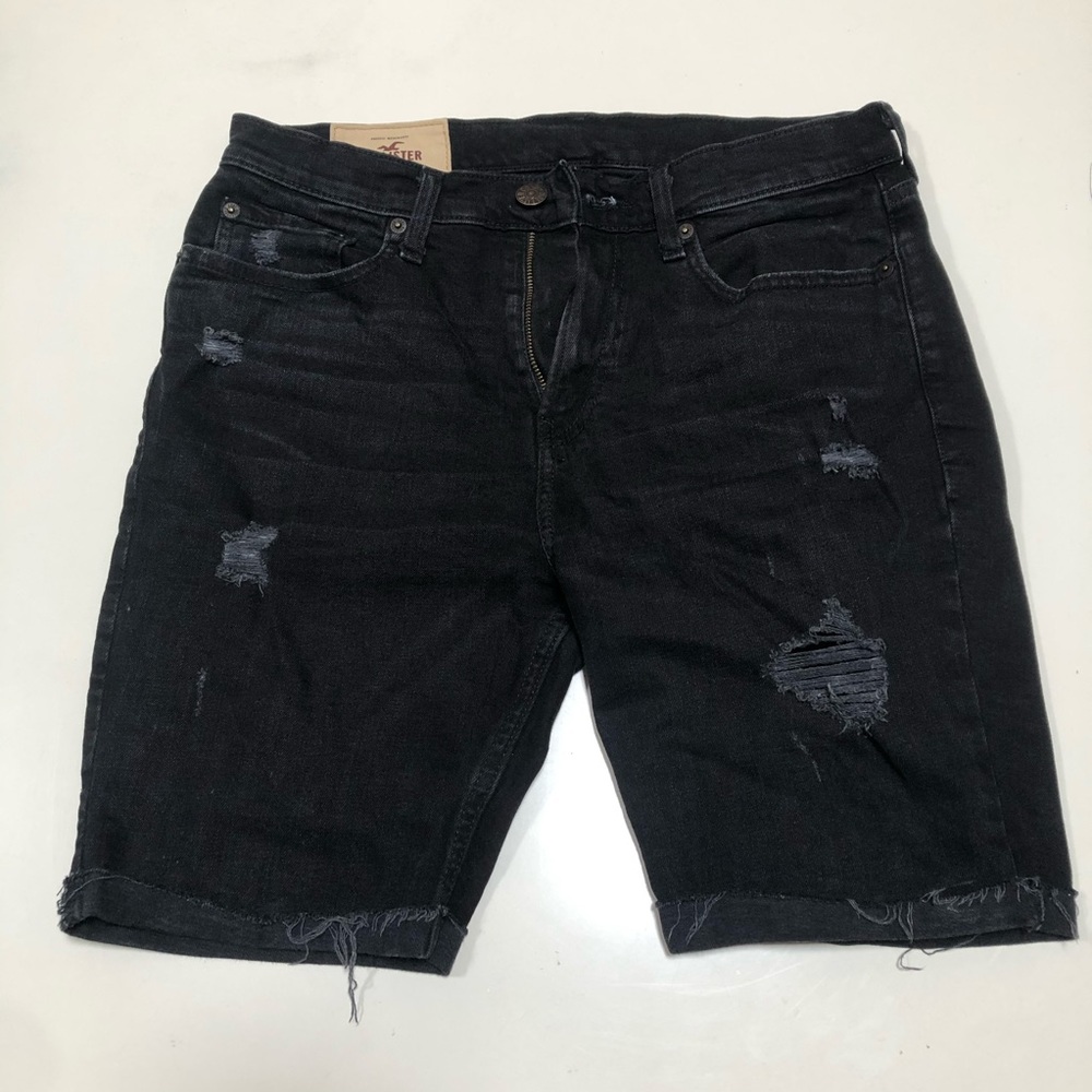 Hollister Black Jean Shorts
